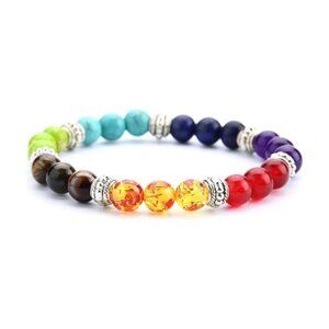 Hamoery Chakra Stones Bracelet